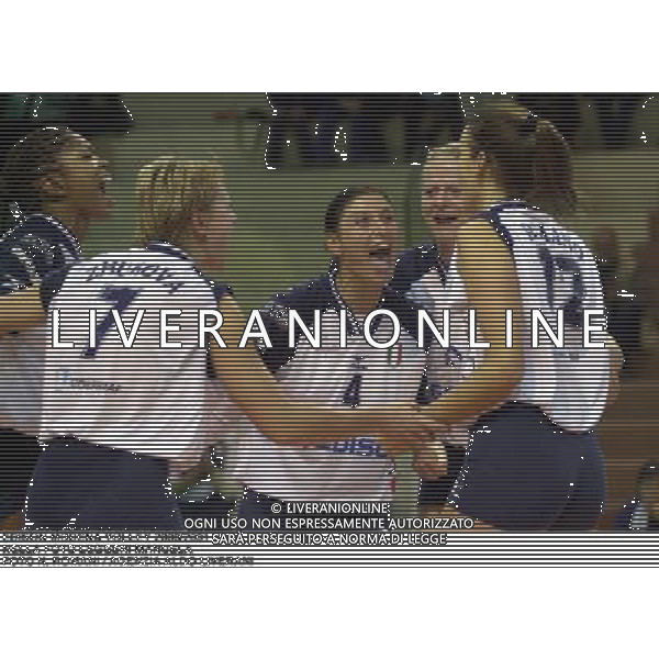 EDISON MODENA VOLLEY 2000/2001 NELLA FOTO LEGGERI MANUELA FOTO N. ROMANI / AGENZIA ALDO LIVERANI