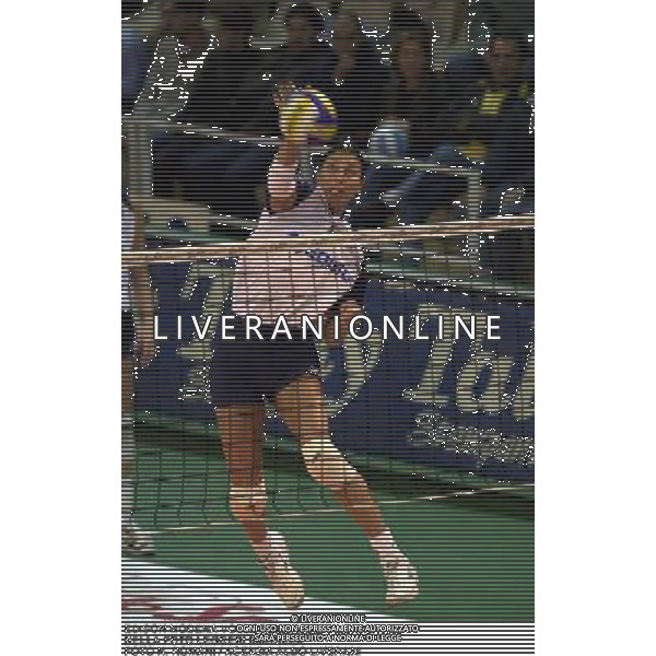 EDISON MODENA VOLLEY 2000/2001 NELLA FOTO LEGGERI MANUELA FOTO N. ROMANI / AGENZIA ALDO LIVERANI