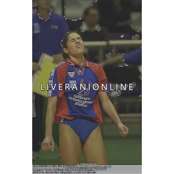 AiN NAPOLI VOLLEY 2000/2001 NELLA FOTO TURLEA CARMEN MARINELA FOTO N. ROMANI / AGENZIA ALDO LIVERANI