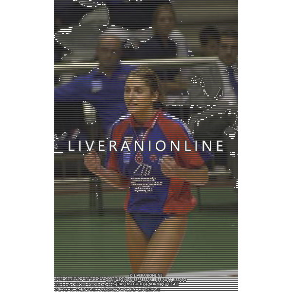 AiN NAPOLI VOLLEY 2000/2001 NELLA FOTO TURLEA CARMEN MARINELA FOTO N. ROMANI / AGENZIA ALDO LIVERANI