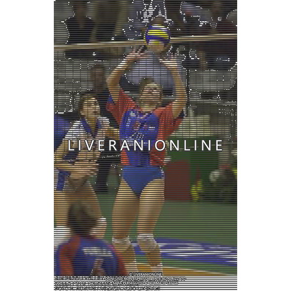 AiN NAPOLI VOLLEY 2000/2001 NELLA FOTO TAGALOA CHARLENE FOTO N. ROMANI / AGENZIA ALDO LIVERANI