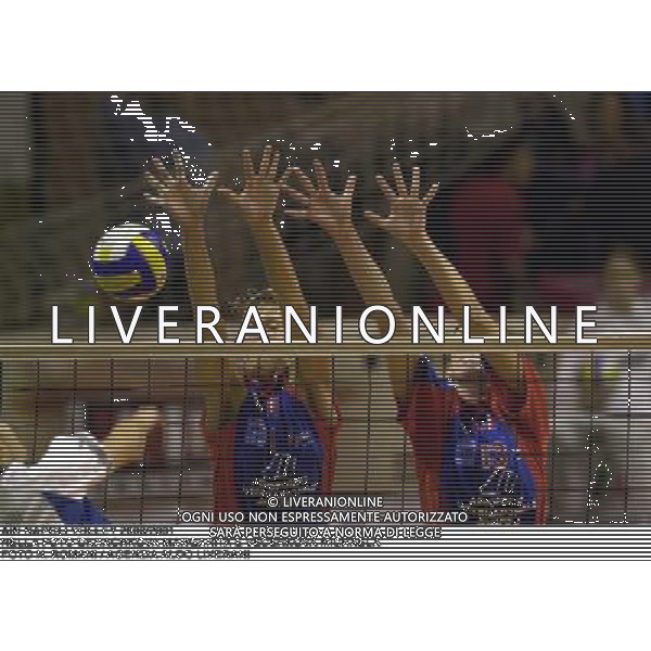 AiN NAPOLI VOLLEY 2000/2001 NELLA FOTO OKRACHKOVA MARGARITA E VECERKOVA MICHAELA FOTO N. ROMANI / AGENZIA ALDO LIVERANI