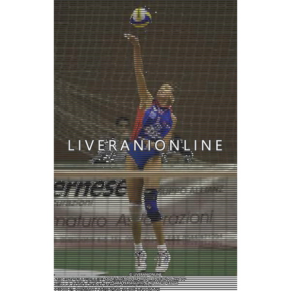 AiN NAPOLI VOLLEY 2000/2001 NELLA FOTO OKRACHKOVA MARGARITA FOTO N. ROMANI / AGENZIA ALDO LIVERANI