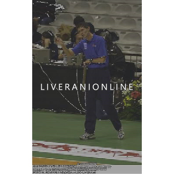 AiN NAPOLI VOLLEY 2000/2001 NELLA FOTO MARCOVECCHIO ALLENATORE FOTO N. ROMANI / AGENZIA ALDO LIVERANI