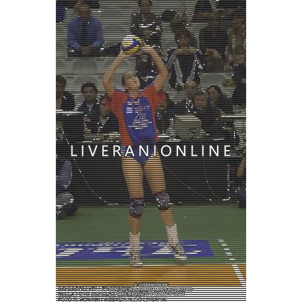 AiN NAPOLI VOLLEY 2000/2001 NELLA FOTO BENECKE CHRISTINA FOTO N. ROMANI / AGENZIA ALDO LIVERANI