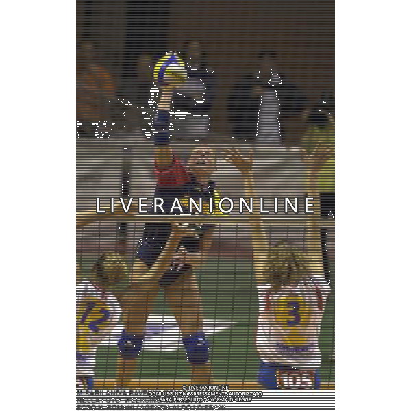 MIRABILANDIA RAVENNA VOLLEY 2000/2001 NELLA FOTO WEERSING HENRIETTE FOTO N. ROMANI / AGENZIA ALDO LIVERANI