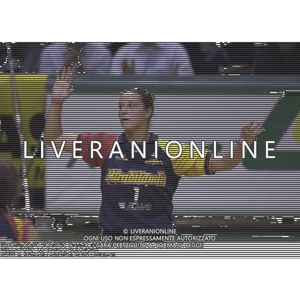 MIRABILANDIA RAVENNA VOLLEY 2000/2001 NELLA FOTO LO BIANCO ELEONORA FOTO N. ROMANI / AGENZIA ALDO LIVERANI