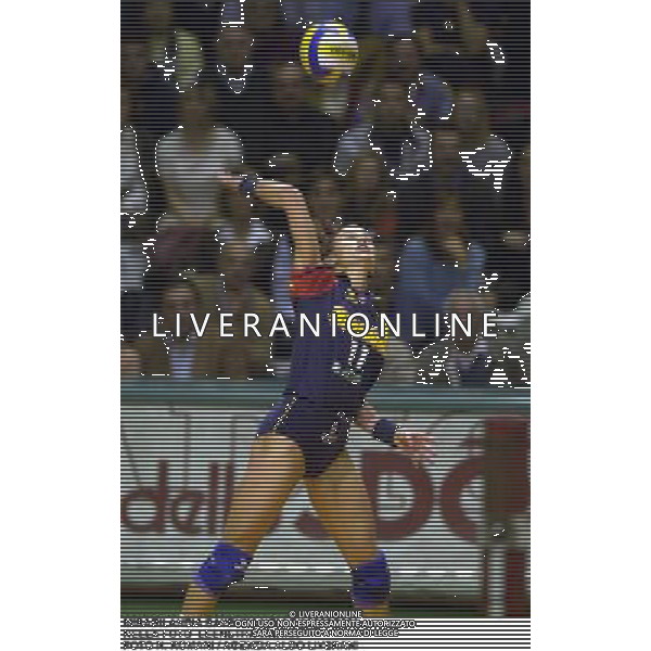 MIRABILANDIA RAVENNA VOLLEY 2000/2001 NELLA FOTO LEENSTRA MARRIT FOTO N. ROMANI / AGENZIA ALDO LIVERANI