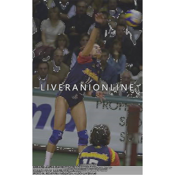 MIRABILANDIA RAVENNA VOLLEY 2000/2001 NELLA FOTO LEENSTRA MARRIT FOTO N. ROMANI / AGENZIA ALDO LIVERANI