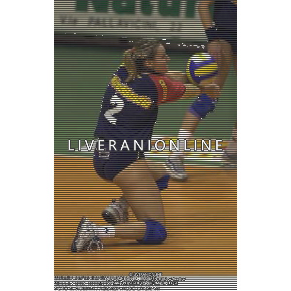 MIRABILANDIA RAVENNA VOLLEY 2000/2001 NELLA FOTO CROATTO SILVIA FOTO N. ROMANI / AGENZIA ALDO LIVERANI