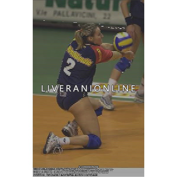 MIRABILANDIA RAVENNA VOLLEY 2000/2001 NELLA FOTO CROATTO SILVIA FOTO N. ROMANI / AGENZIA ALDO LIVERANI