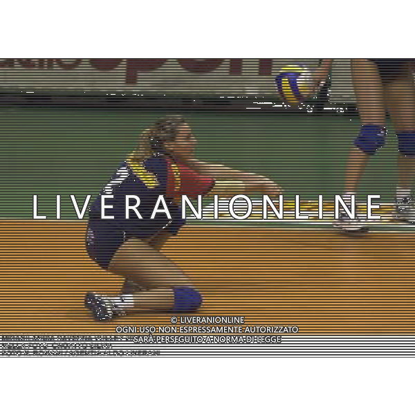 MIRABILANDIA RAVENNA VOLLEY 2000/2001 NELLA FOTO CROATTO SILVIA FOTO N. ROMANI / AGENZIA ALDO LIVERANI