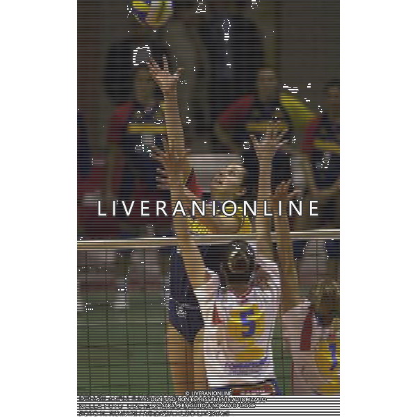 MIRABILANDIA RAVENNA VOLLEY 2000/2001 NELLA FOTO COSTAGRANDE CAROLINA FOTO N. ROMANI / AGENZIA ALDO LIVERANI