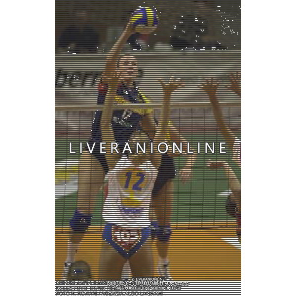MIRABILANDIA RAVENNA VOLLEY 2000/2001 NELLA FOTO BOWN HEATHER FOTO N. ROMANI / AGENZIA ALDO LIVERANI