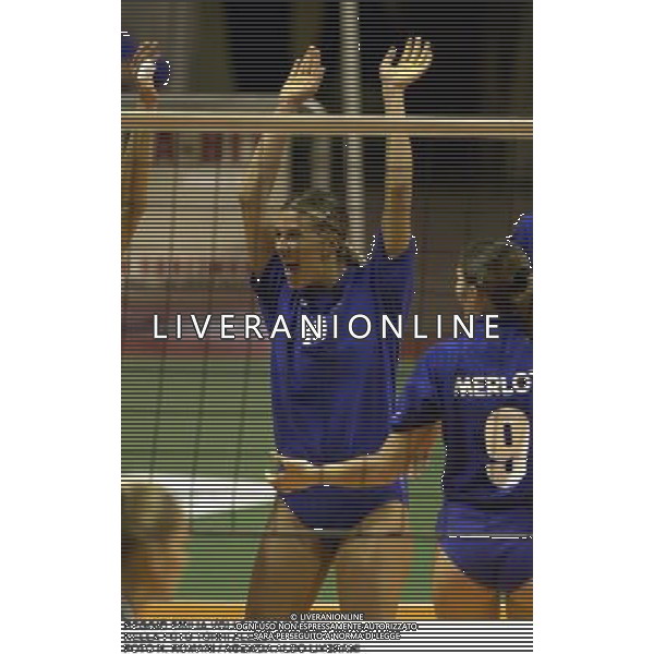 REGGIO EMILIA VOLLEY 2000/2001 NELLA FOTO TORRI ALESSIA FOTO N. ROMANI / AGENZIA ALDO LIVERANI