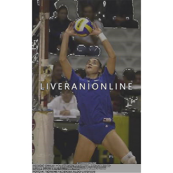 REGGIO EMILIA VOLLEY 2000/2001 NELLA FOTO NAVARRINI CHIARA FOTO N. ROMANI / AGENZIA ALDO LIVERANI