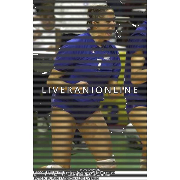 REGGIO EMILIA VOLLEY 2000/2001 NELLA FOTO NAVARRINI CHIARA FOTO N. ROMANI / AGENZIA ALDO LIVERANI