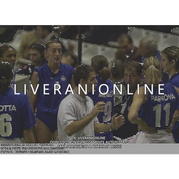 REGGIO EMILIA VOLLEY 2000/2001 NELLA FOTO MALDONADO ALLENATORE FOTO N. ROMANI / AGENZIA ALDO LIVERANI