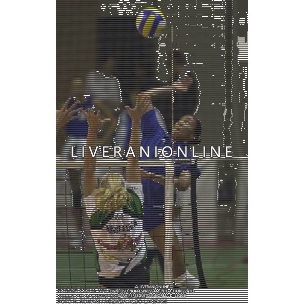 REGGIO EMILIA VOLLEY 2000/2001 NELLA FOTO CRAWFORD THERESE FOTO N. ROMANI / AGENZIA ALDO LIVERANI