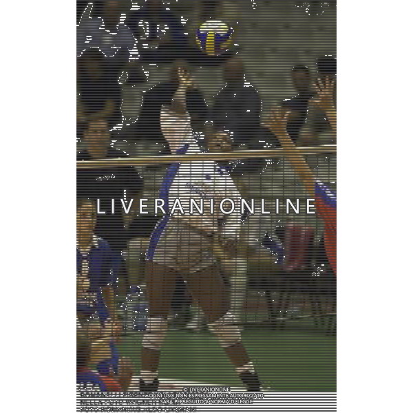ROMANELLI FIRENZE VOLLEY 2000/01 NELLA FOTO WAGNER MEIKA FOTO ROMANI/AG.ALDO LIVERANI