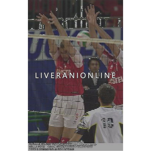 ASYSTEL MILANO VOLLEY 2000/01 NELLA FOTO GRBIC NIKOLA FOTO N.ROMANI/AG.ALDO LIVERANI