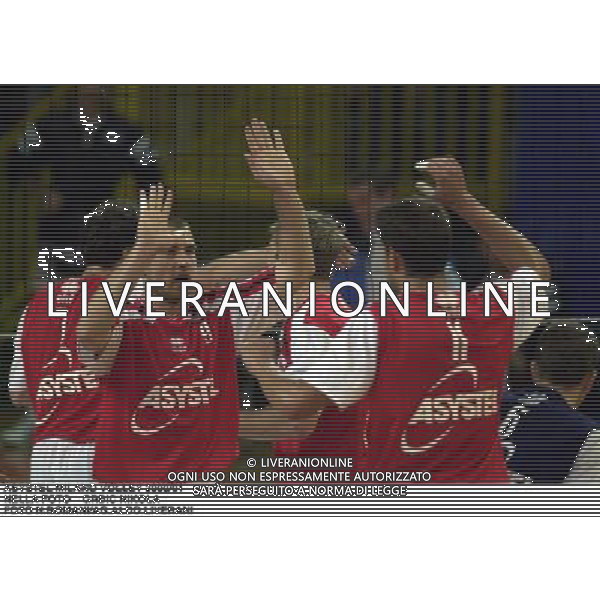 ASYSTEL MILANO VOLLEY 2000/01 NELLA FOTO GRBIC NIKOLA FOTO N.ROMANI/AG.ALDO LIVERANI