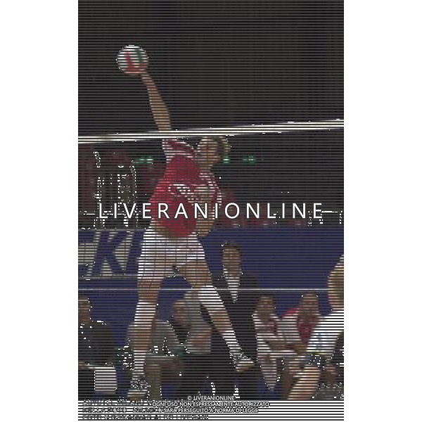 ASYSTEL MILANO VOLLEY 2000/01 NELLA FOTO MILINKOVIC MARCOS A. FOTO N.ROMANI/AG.ALDO LIVERANI