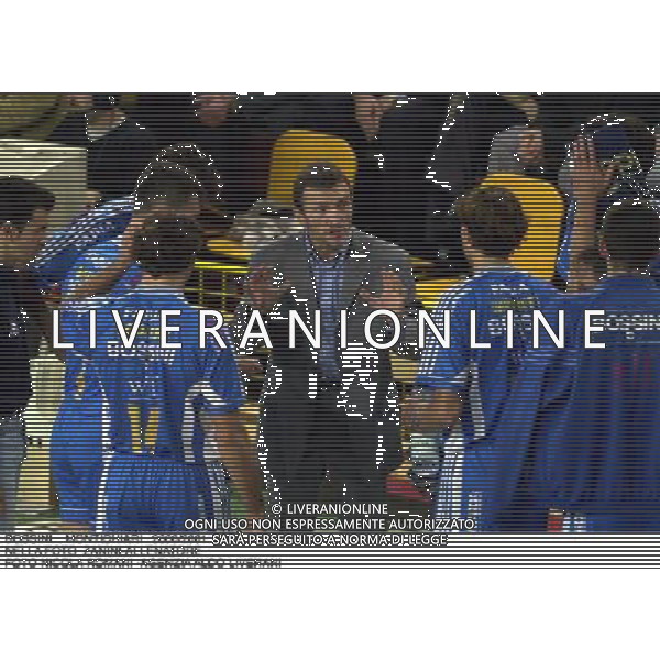 BOSSINI -MONTICHIARI 2000/2001 NELLA FOTO ZANINI ALLENATORE FOTO NICOLA ROMANI-AGENZIA ALDO LIVERANI