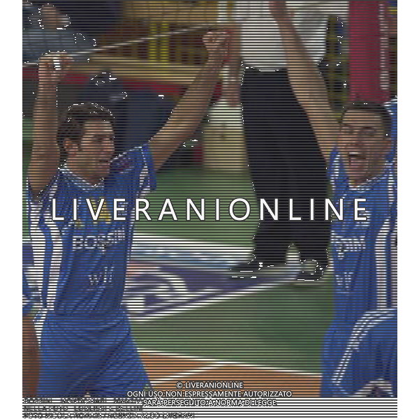BOSSINI -MONTICHIARI 2000/2001 NELLA FOTO LOGLISCI E BELLINI FOTO NICOLA ROMANI-AGENZIA ALDO LIVERANI