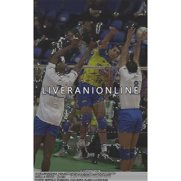 CASA MODENA VOLLEY 2000/2001 NELLA FOTO GIANI FATO NICOLA ROMANI-AGENZIA ALDO LIVERANI