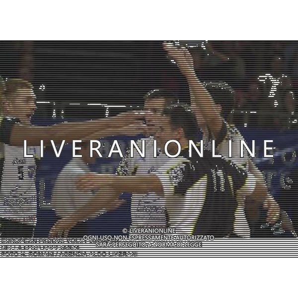 EUROPEAN PADOVA VOLEY 2000/2001 NELLA FOTO ESULTANZA FOTO N. ROMANI / AGENZIA ALDO LIVERANI