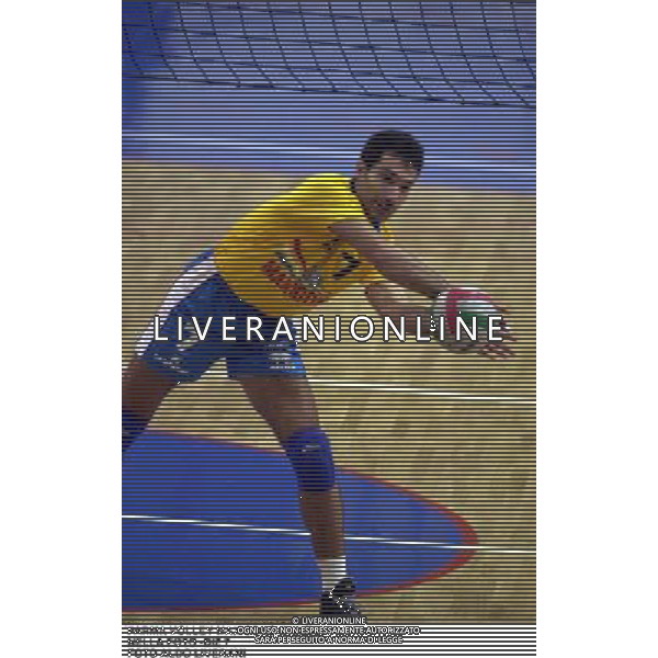 PARMA VOLLEY MAXICONO 2000/2001 NELLA FOTO DIZ FOTO NICOLA ROMANI -AGENZIA ALDO LIVERANI
