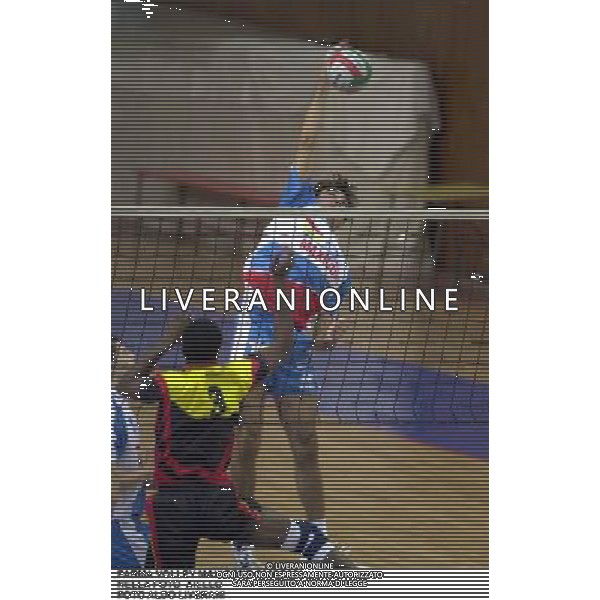 PARMA VOLLEY MAXICONO 2000/2001 NELLA FOTO AIELLO FOTO NICOLA ROMANI -AGENZIA ALDO LIVERANI