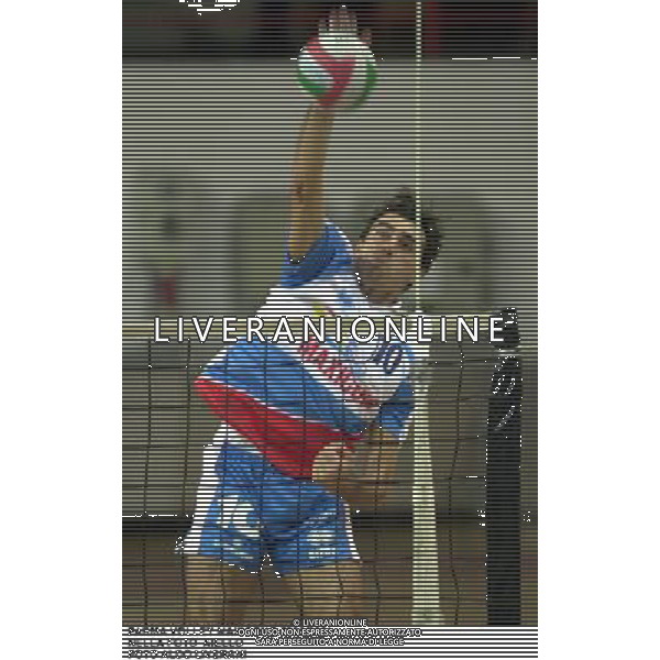 PARMA VOLLEY MAXICONO 2000/2001 NELLA FOTO AIELLO FOTO NICOLA ROMANI -AGENZIA ALDO LIVERANI