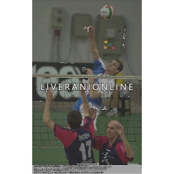 MAXICONO PARMA VOLLEY 2000/2001 NELLA FOTO CHULEPOV FOTO NICOLA ROMANI-AGENZIA ALDO LIVERANI