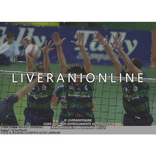 FORD ROMA VOLLEY 2000/2001 NELLA FOTO MURO FOTO N. ROMANI / AGENZIA ALDO LIVERANI