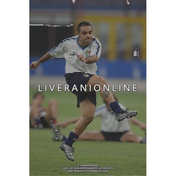 MILANO 18/08/03 STADIO MEAZZA ALLENAMENTO ITALIA NELLA FOTO FABRIZIO MICCOLI FOTO NERI BAGNAI/AG. ALDO LIVERANI