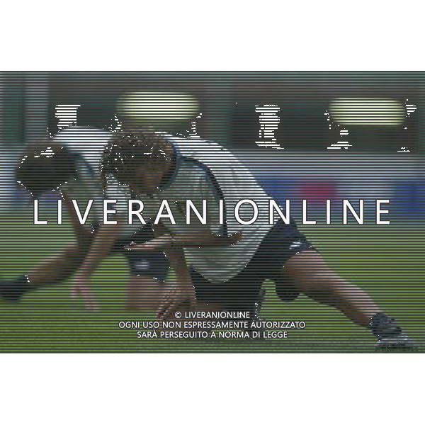 MILANO 18/08/03 STADIO MEAZZA ALLENAMENTO ITALIA NELLA FOTO FRANCESCO TOTTI FOTO NERI BAGNAI/AG. ALDO LIVERANI