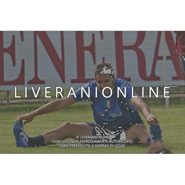 ROMA CENTRO SPORTIVO LA BORGHESIANA 2/5/2006 ALLENAMENTO DELLA NAZIONALE NELLA FOTO LUCARELLI FOTO AG ALDO LIVERANI