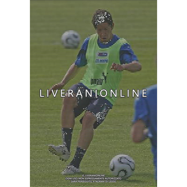 ROMA CENTRO SPORTIVO LA BORGHESIANA 2/5/2006 ALLENAMENTO DELLA NAZIONALE NELLA FOTO SEMIOLI FOTO AG ALDO LIVERANI