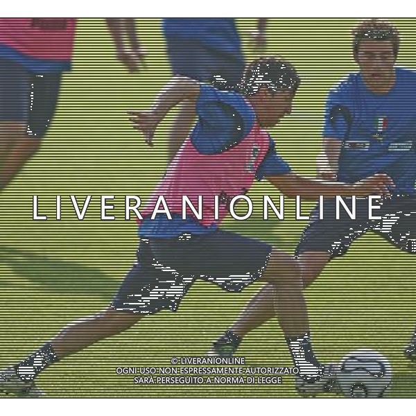 ROMA CENTRO SPORTIVO LA BORGHESIANA 2/5/2006 ALLENAMENTO DELLA NAZIONALE NELLA FOTO SEMIOLI FOTO AG ALDO LIVERANI