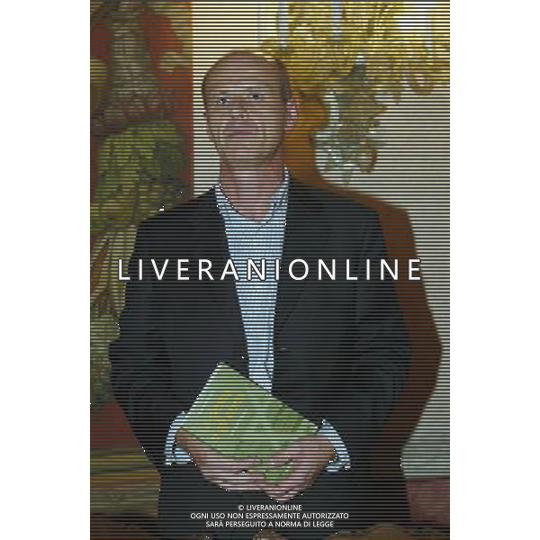ROMA LUGLIO 2003 NELLA FOTO GIANNI SCIPIONE ROSSI (Autore del Libro LA DESTRA E GLI EBREI)* AGENZIA ALDO LIVERANI