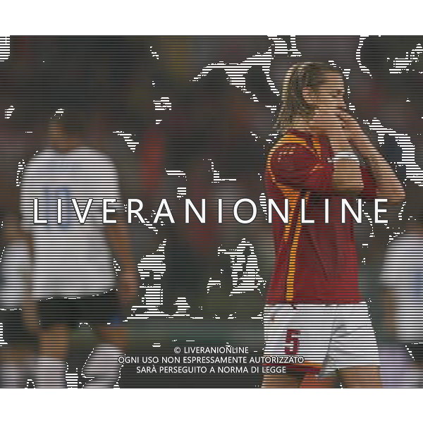ROMA 3/5/2006 ROMA-INTER TIM CUP NELLA FOTO DELUSIONE DI MEXES FOTO AG ALDO LIVERANI