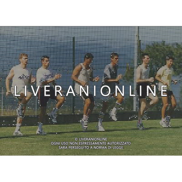 Arbitro Pier Luigi Pairetto (primo a sx) raduno degli arbitri a Sportilia 08/08/1997 ph archivio ag. aldo liverani