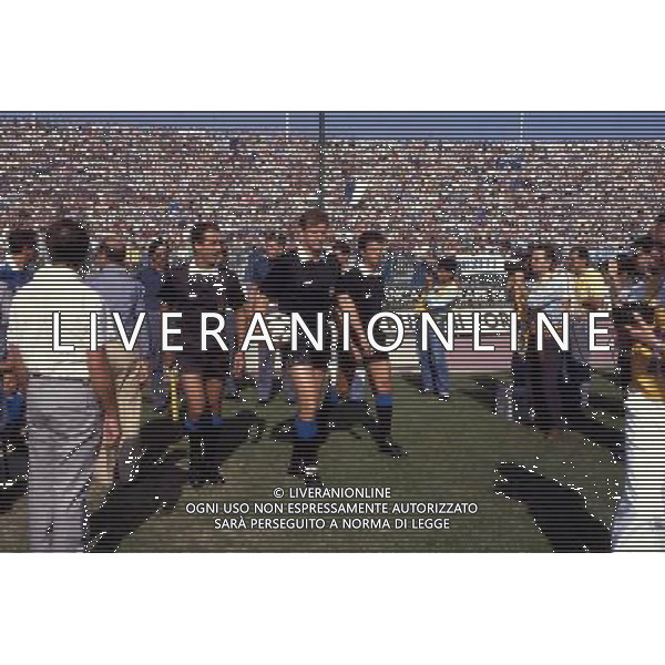 Arbitro Pier Luigi Pairetto nel 1986/87 ph archivio ag. aldo liverani
