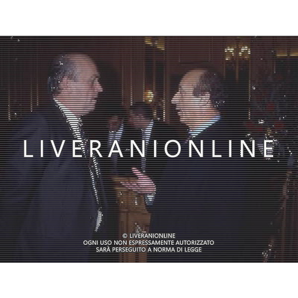 Luciano Moggi con Paolo Casarin nel 1992 ph archivio ag. aldo liverani