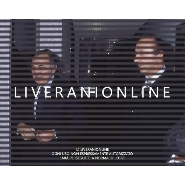 Luciano Moggi con Corrado Ferlaino nel 1990 ph archivio ag. aldo liverani