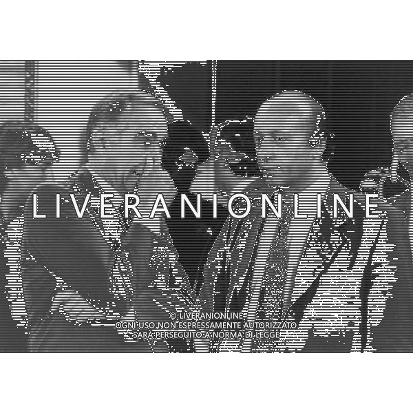 Luciano Moggi con Franco Carraro nel 1987/88 ph archivio ag. aldo liverani
