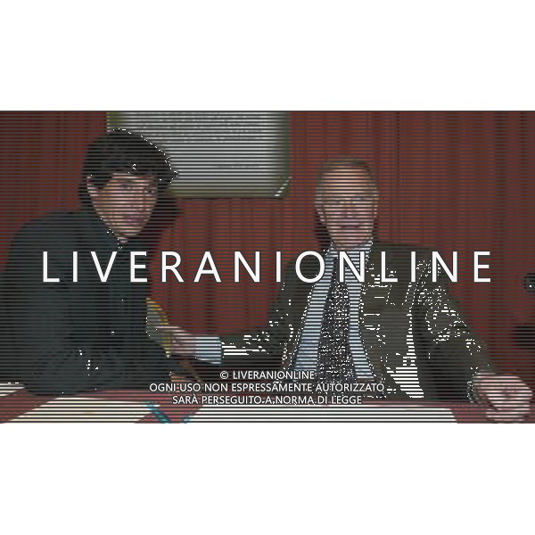 Milano 8 gennaio 2006 Assemblea AIC associazione italiana calciatori nella foto: Campana Sergio e Albertini Demetrio foto Andry / Ag. Aldo Liverani