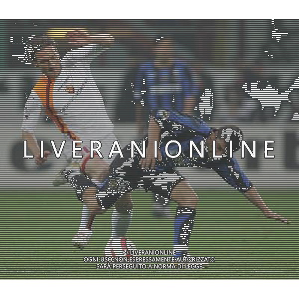 MILANO 11/5/2006 INTER-ROMA FINALE TIM CUP NELLA FOTO TOTTI E PIZARRO FOTO ANDRY/AG ALDO LIVERANI